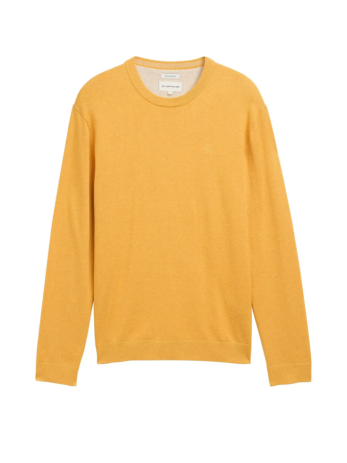 TOM TAILOR | Pullover | gelb